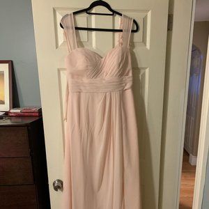 Bill Levkoff Petal Pink Bridesmaid Dress